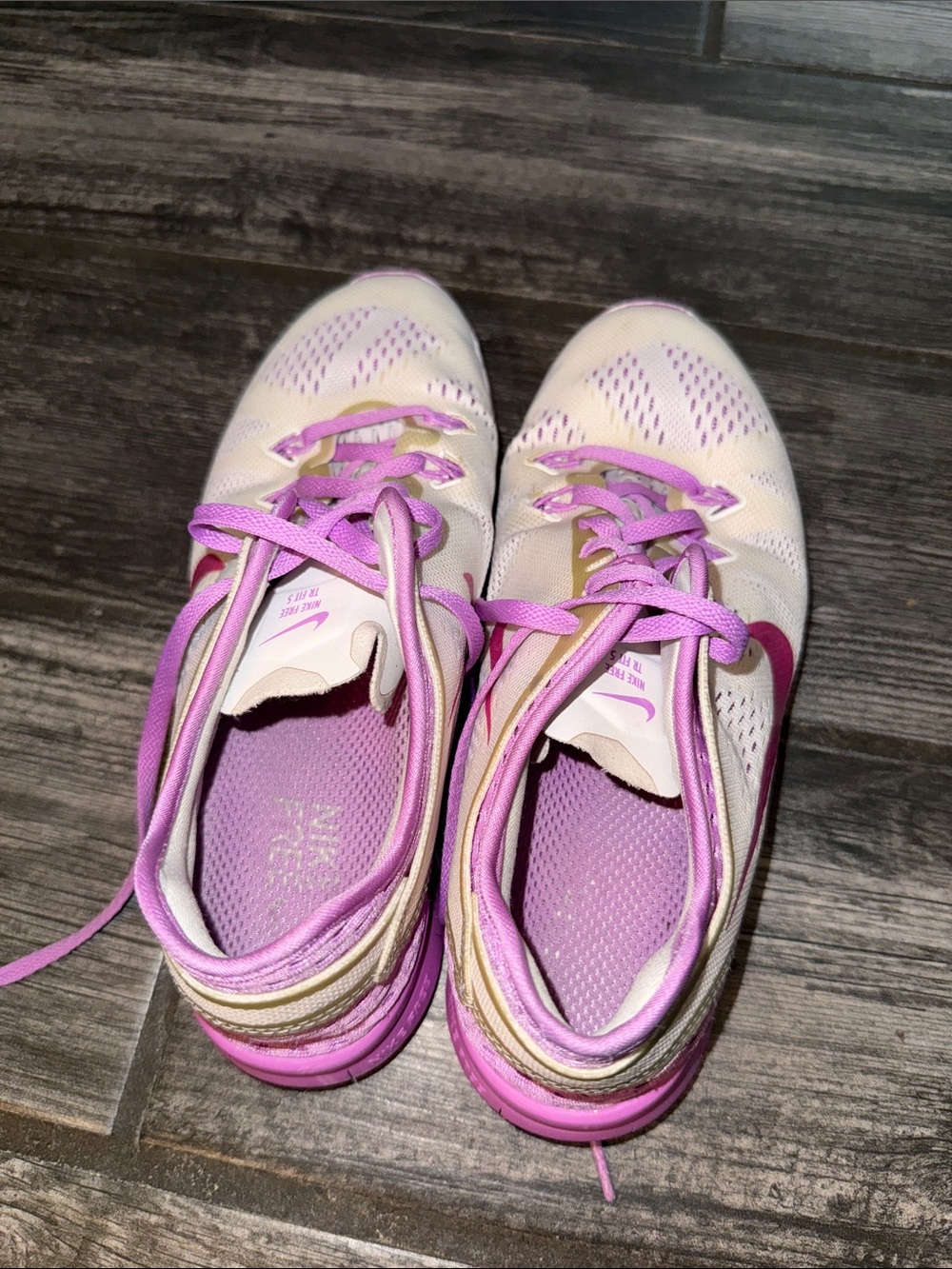Nike Women’s Light Pink and Bright Pink Athletic Shoes